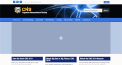 Desktop Screenshot of cogneurosociety.org